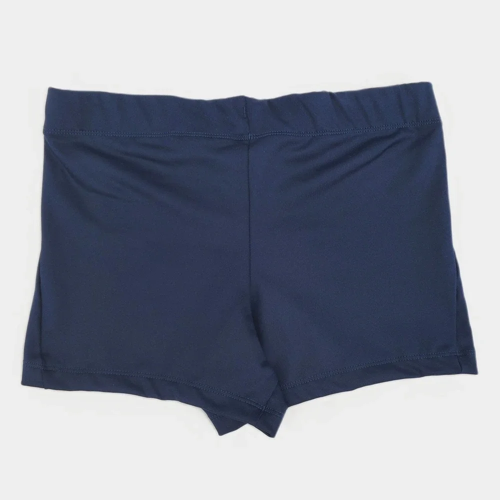 Nike Dri-FIT Running Training Volleyball Shorts Womens Medium Navy Blue Stretch